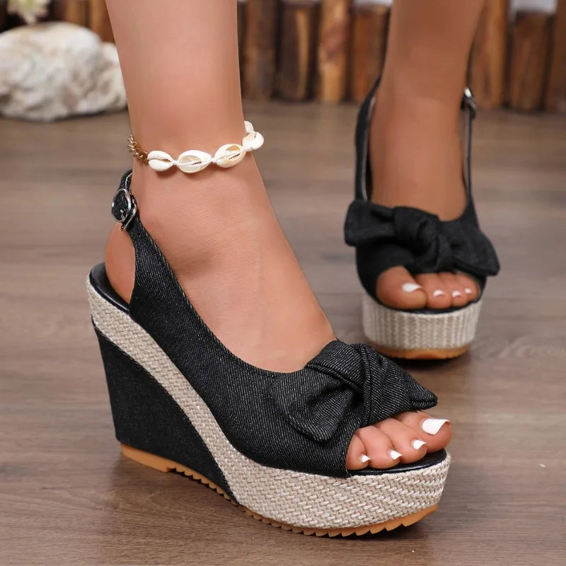 Sandalias de cuña Zoe