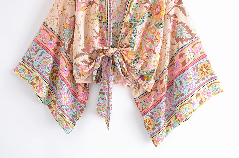 Kimono corto boho floral Sammy