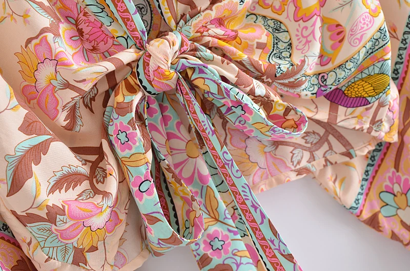 Kimono corto boho floral Sammy