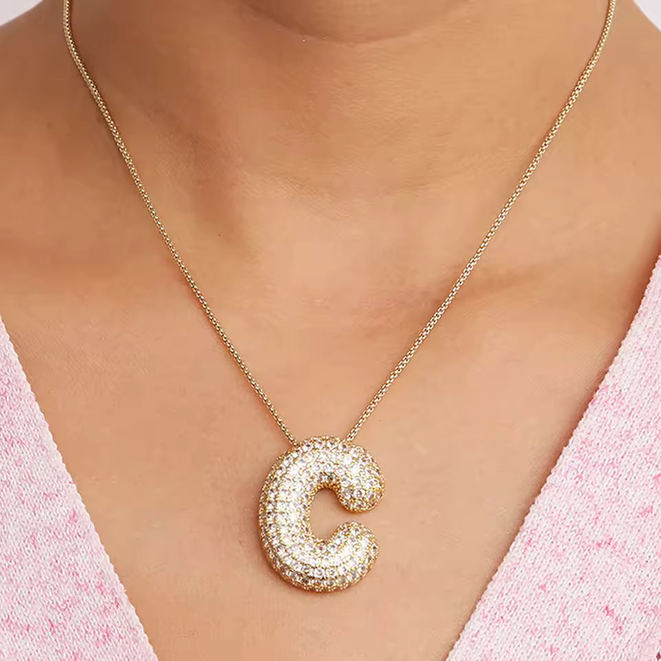 Colgante Bubble Shine™ – Iniciales con Circonitas