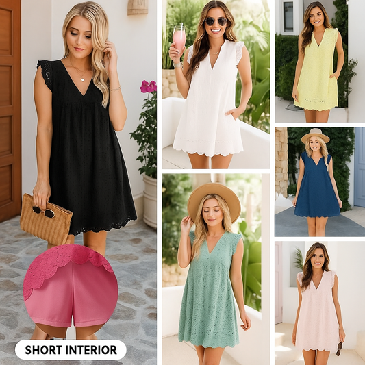 Vestido con pantalón corto interior