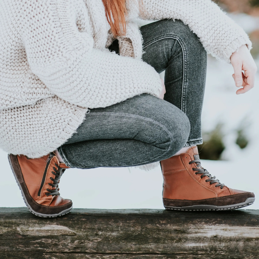 Botines Buffalo TerraFlex™ – Piel Natural y Libertad Barefoot