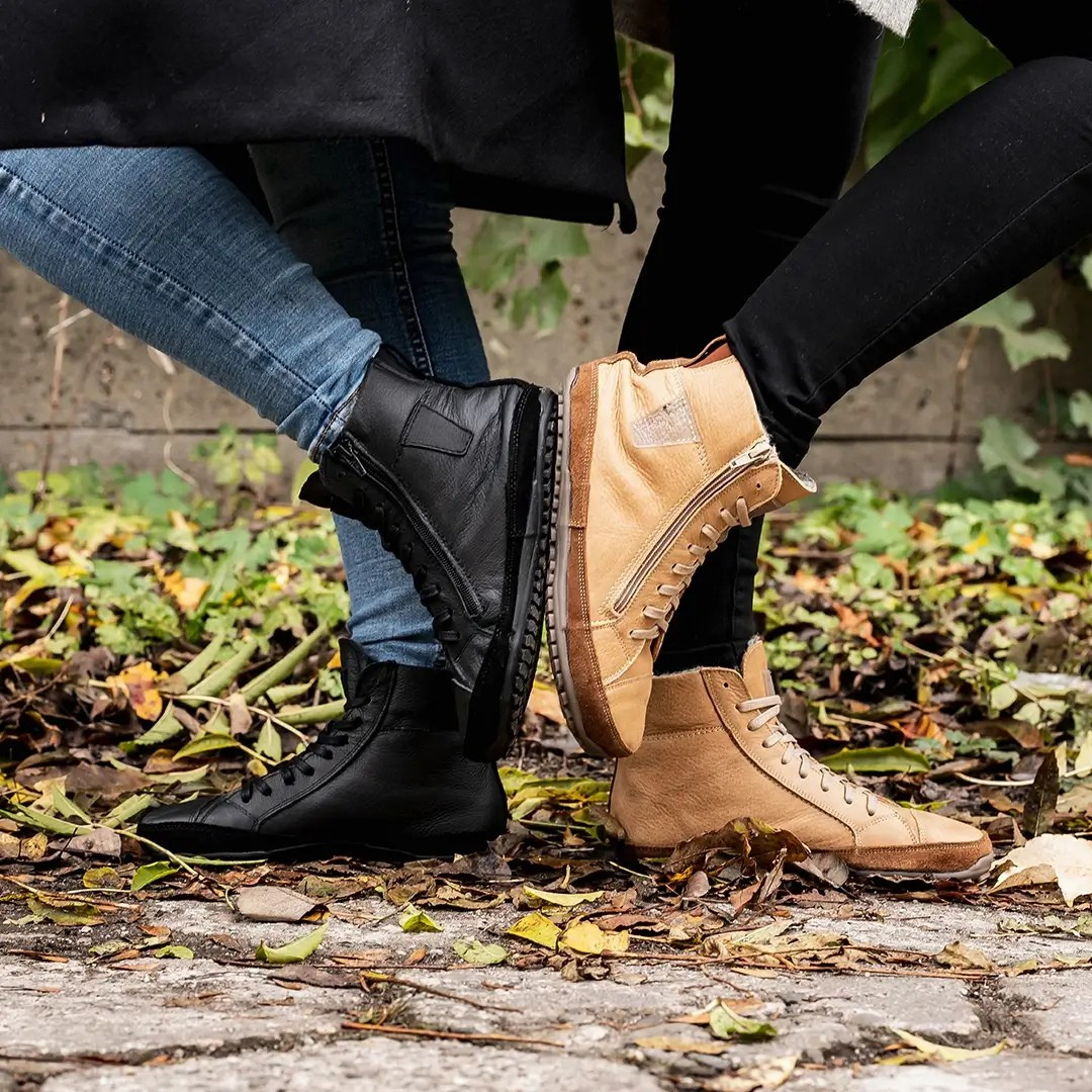 Botines Buffalo TerraFlex™ – Piel Natural y Libertad Barefoot