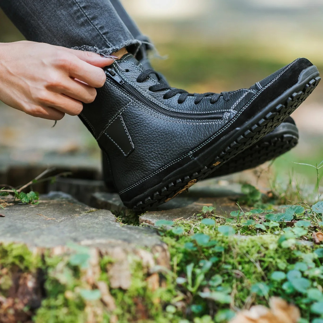 Botines Buffalo TerraFlex™ – Piel Natural y Libertad Barefoot