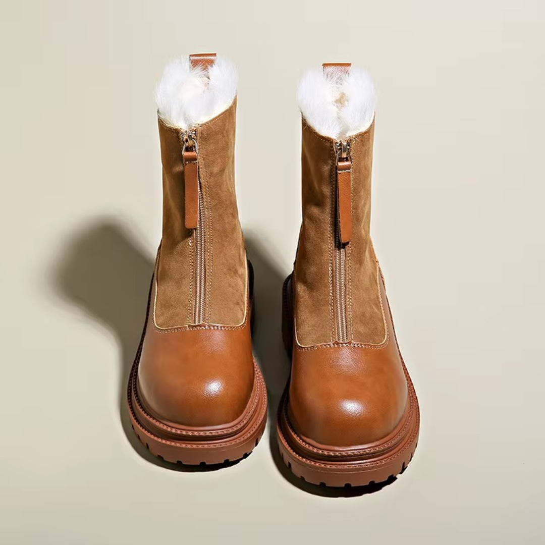 Botas Árticas Piel Vienne™ – Impermeables térmicas y cremallera frontal