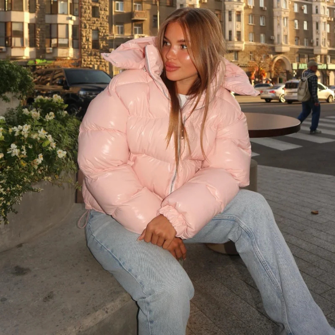 Plumas Glow Puff™ Pastel ligero y calidez extrema