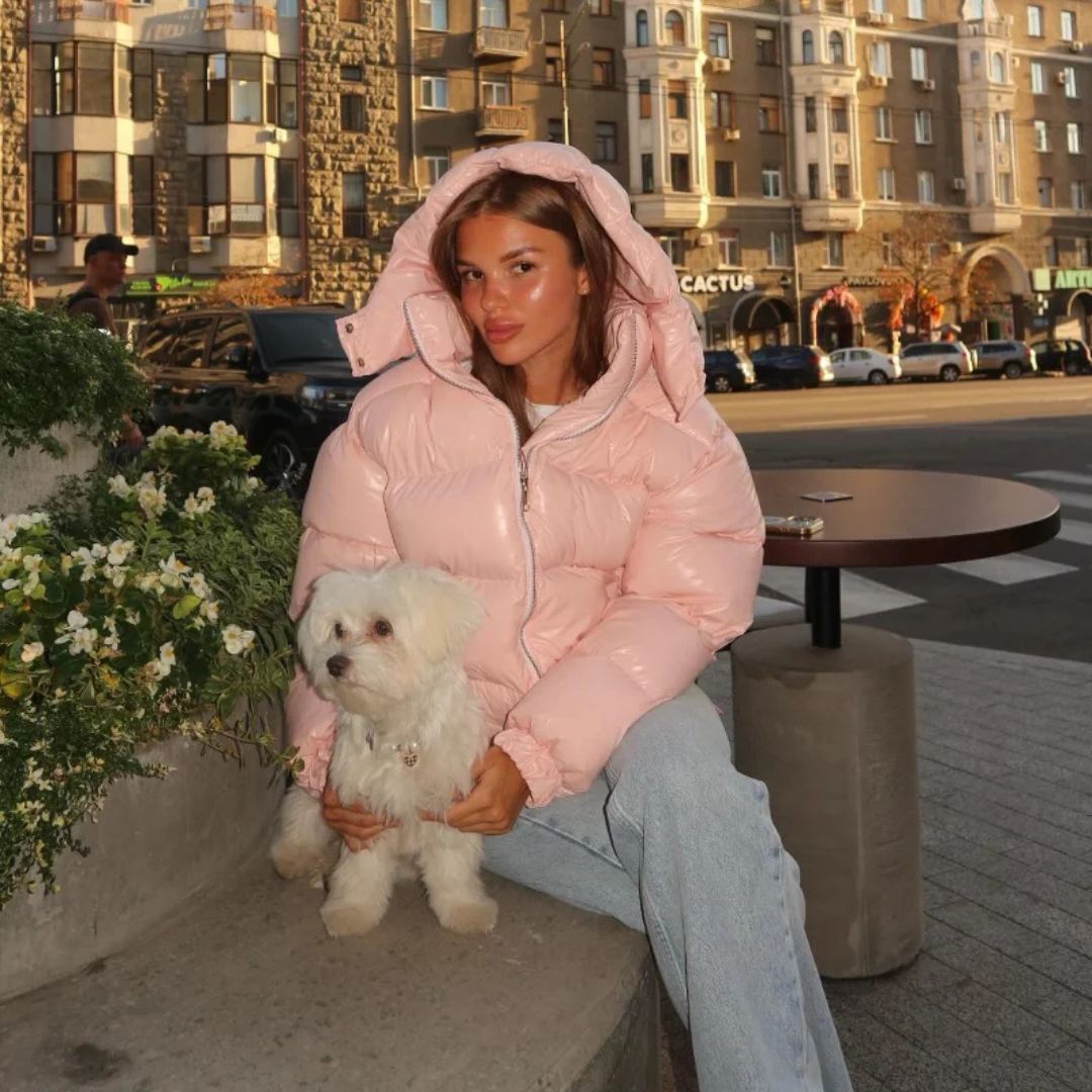 Plumas Glow Puff™ Pastel ligero y calidez extrema