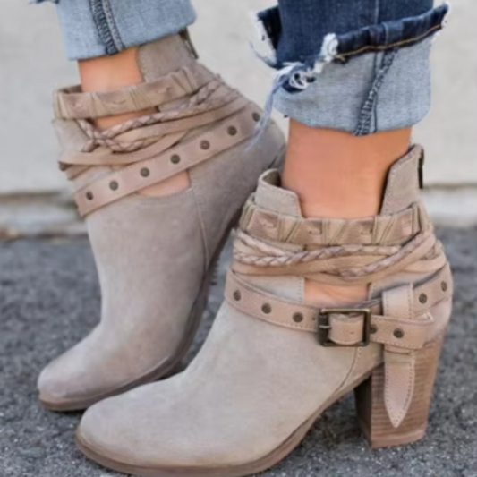 Botines de tacón ancho Valenza