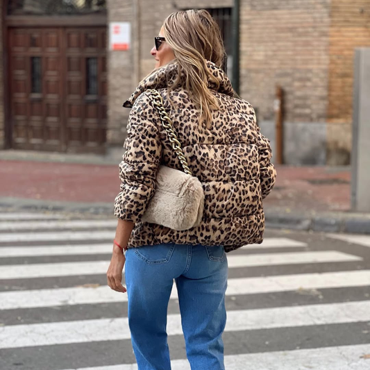 Chaqueta Wild Luxe™ – Acolchada Animal Print