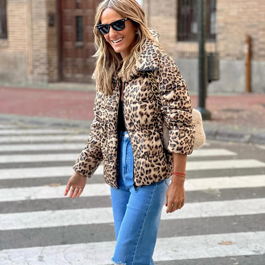 Chaqueta Wild Luxe™ – Acolchada Animal Print