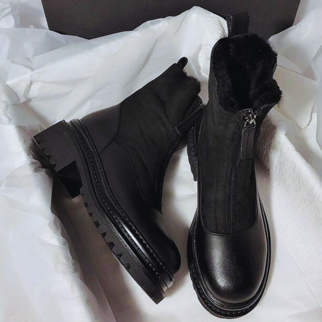 Botas Árticas Piel Vienne™ – Impermeables térmicas y cremallera frontal