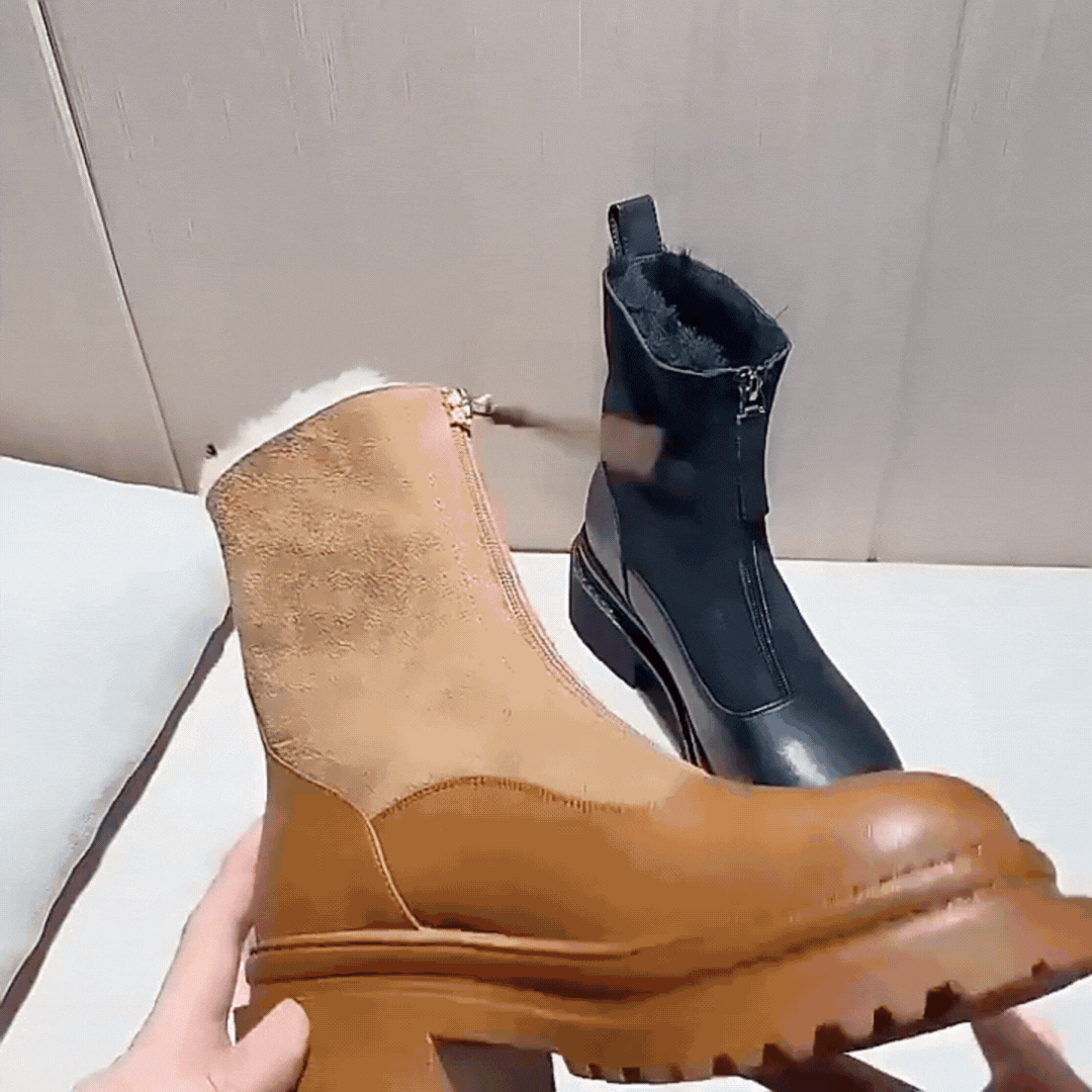 Botas Árticas Piel Vienne™ – Impermeables térmicas y cremallera frontal