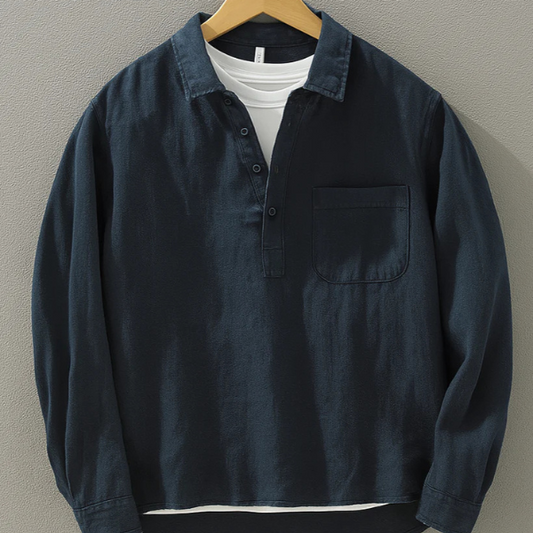Camisa de Lino con cuello KIOTO