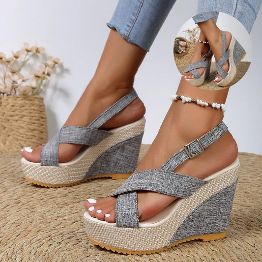 Sandalias de cuña Cheska