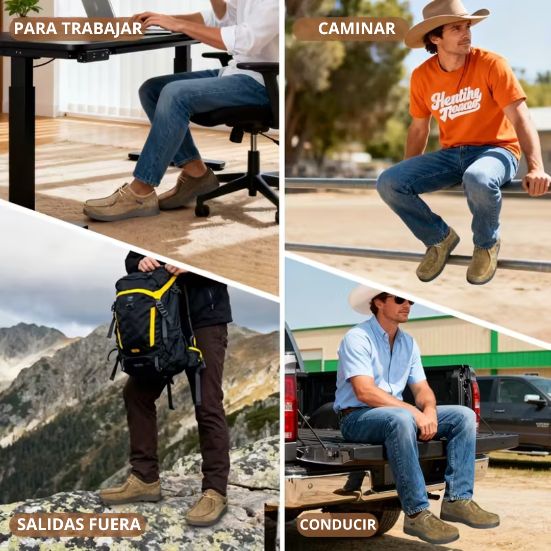 Botines unisex Wallford™ – Piel de Ante