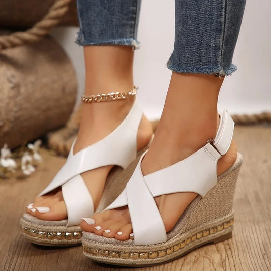 Sandalias de cuña Bamban