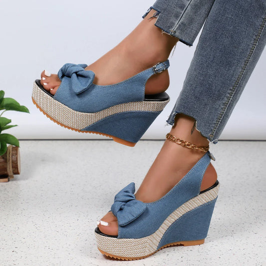 Sandalias de cuña Zoe