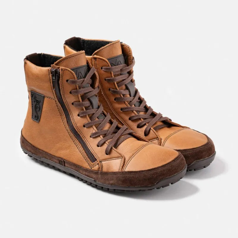 Botines Buffalo TerraFlex™ – Piel Natural y Libertad Barefoot