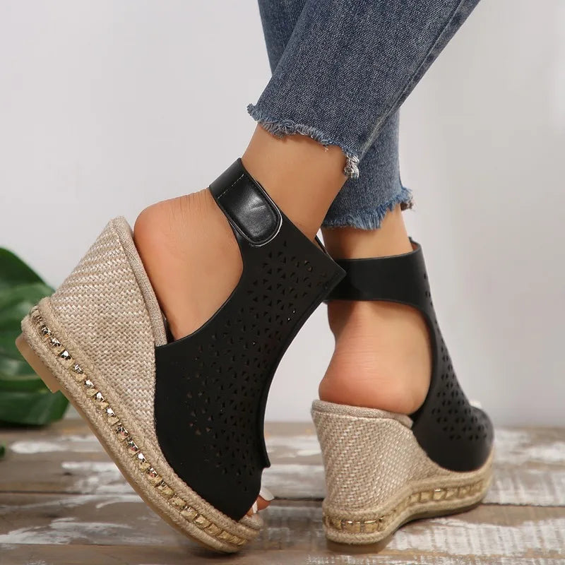 Sandalias de cuña Alexa