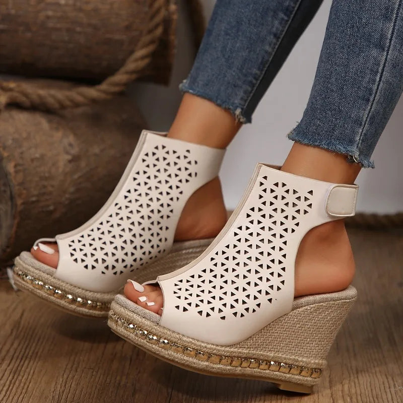 Sandalias de cuña Alexa