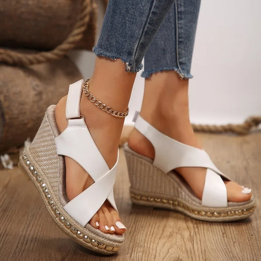 Sandalias de cuña Bamban